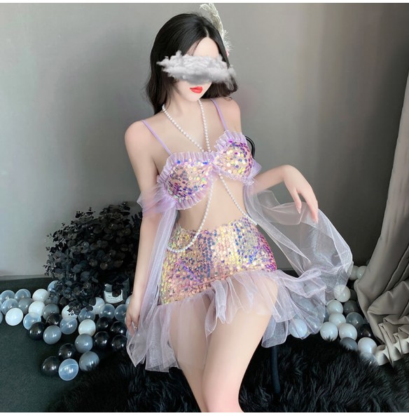 FEE ET MOI - Fantasy Mermaid Princess Dress (Purple) FEE ET MOI - Fantasy Mermaid Princess Dress (Purple)